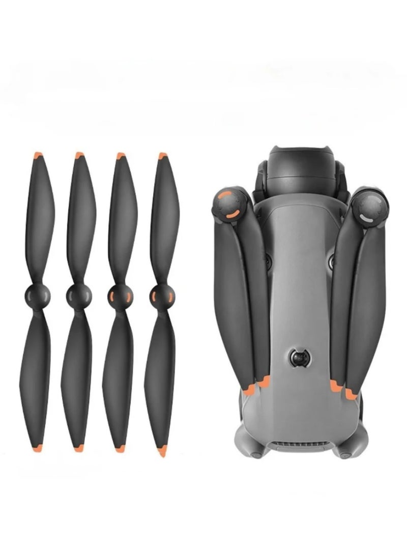 2 Pairs For DJI Mavic 4 Pro Quick Release Propellers High Strength Composite Durable Resistant Paddle Blade Props for DJI Mavic 4 Pro Drone Repair Accessories Enhanced Flight Stability - Image 1