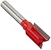 freud Freud 04-127: 15/32" (dia.) Double Flute Straight Bit with 1/4" shank, 2" overall length  - Image 2
