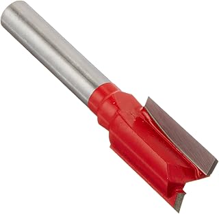 freud Freud 04-127: 15/32" (dia.) Double Flute Straight Bit with 1/4" shank, 2" overall length  - Image 1