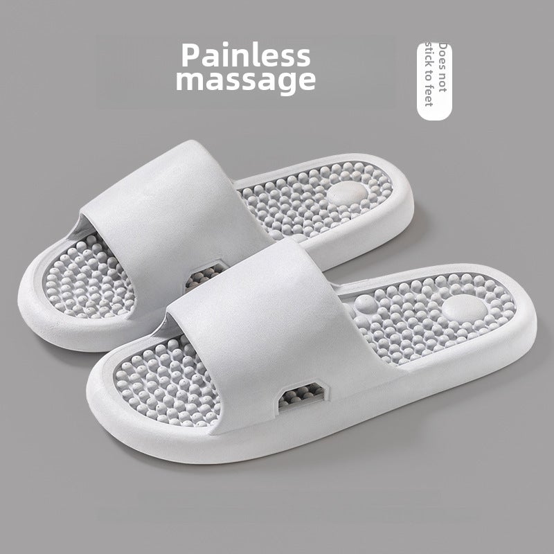 Acupressure Massage Slippers Unisex Home Spa Anti-Slip Gray [soft bottom massage to relieve fatigue✅]]