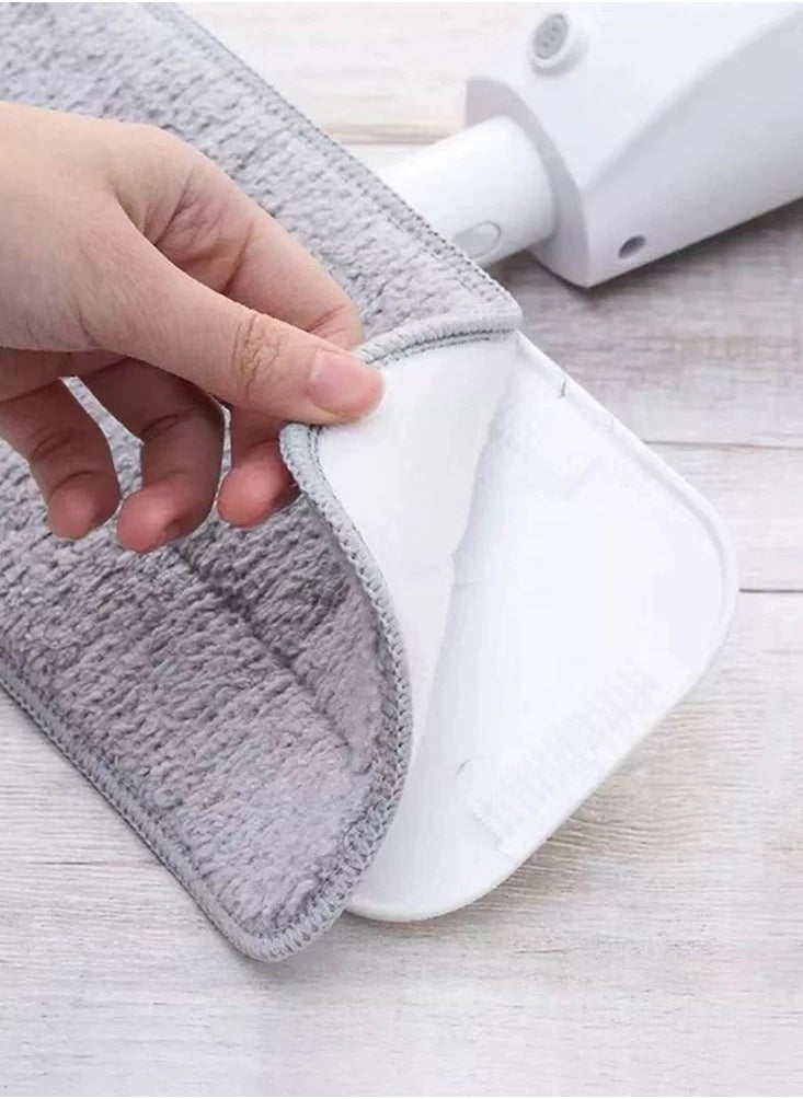 YOMA - Spray Mop Sweeper Cloth Head Replacement Pad 4- pieces of Grey 20x6x10cm - Image 1