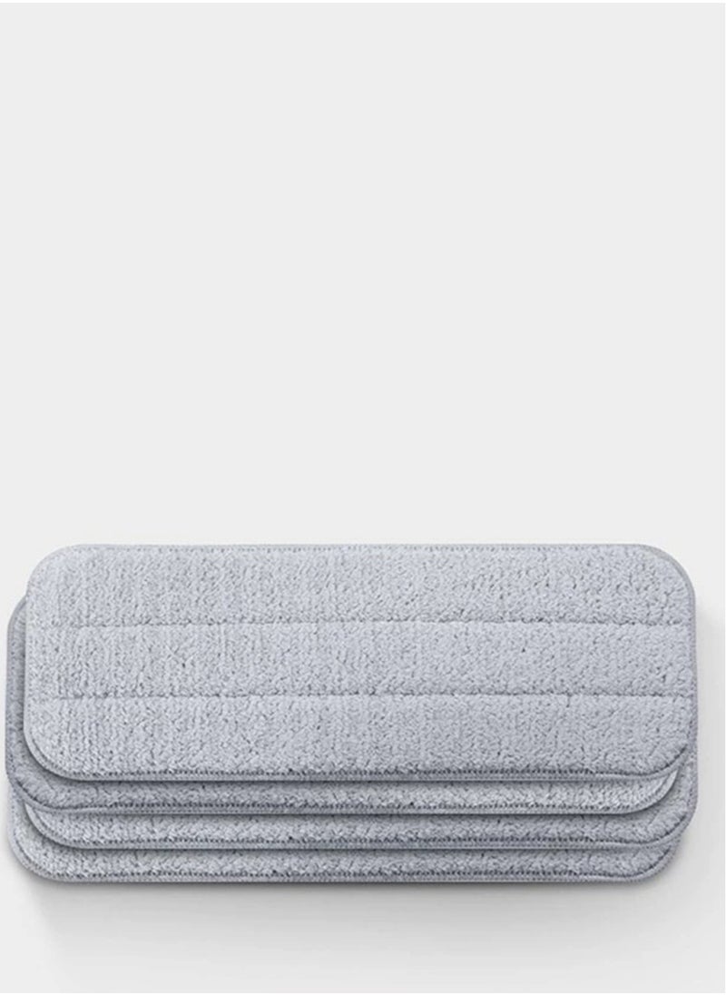 YOMA - Spray Mop Sweeper Cloth Head Replacement Pad 4- pieces of Grey 20x6x10cm - Image 1