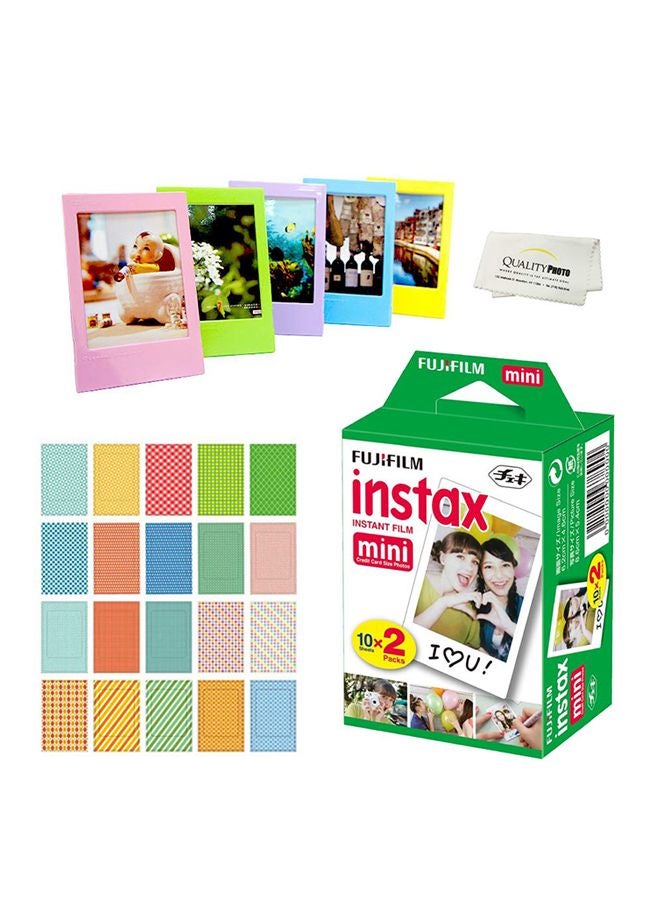FUJIFILM 20-Sheet Instant Mini Film 46x62mm White - Image 2