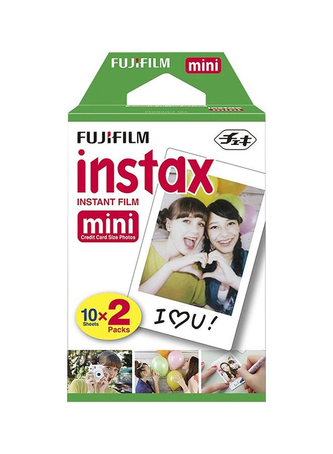 FUJIFILM 20-Sheet Instant Mini Film 46x62mm White - Image 3