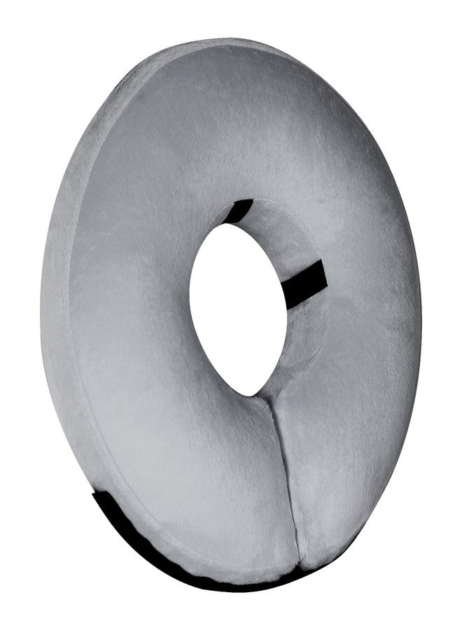 Tonqixope Inflatable Dog Cone Collar-Soft Protective Cone for Dogs After Surgery,Dog Donut Collar for Large Medium Small Dogs and Cats (Grey,Large) - Image 1