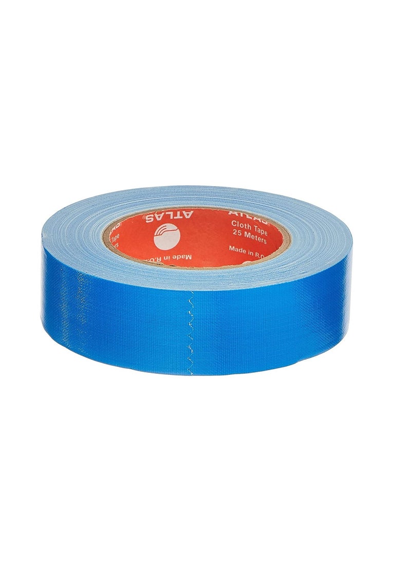 ATLAS 25-Meter Length Cloth Tape 1.5 Inch Wide Light Blue Colour - Image 2
