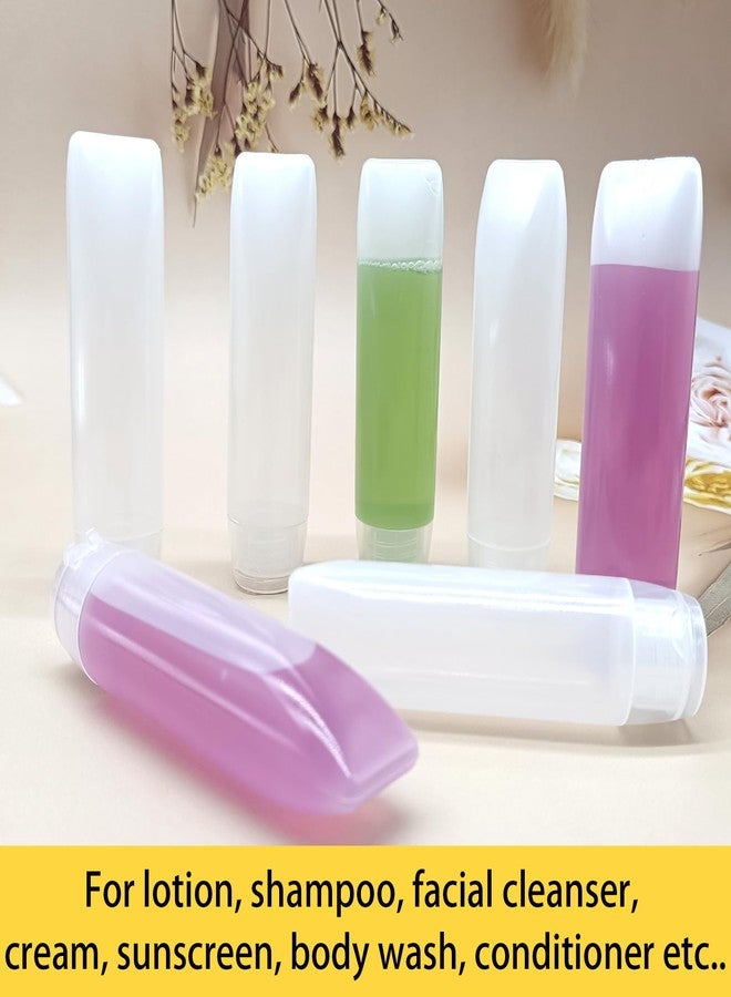 1 OZ Travel Bottles 14Pcs, Leak Proof Plastic Squeeze Bottles, Empty Refillable Tubes, 30ml Makeup Cosmetic Toiletries Container with Flip Cap, TSA Approved Small Size Liquid Dispensers - Image 5
