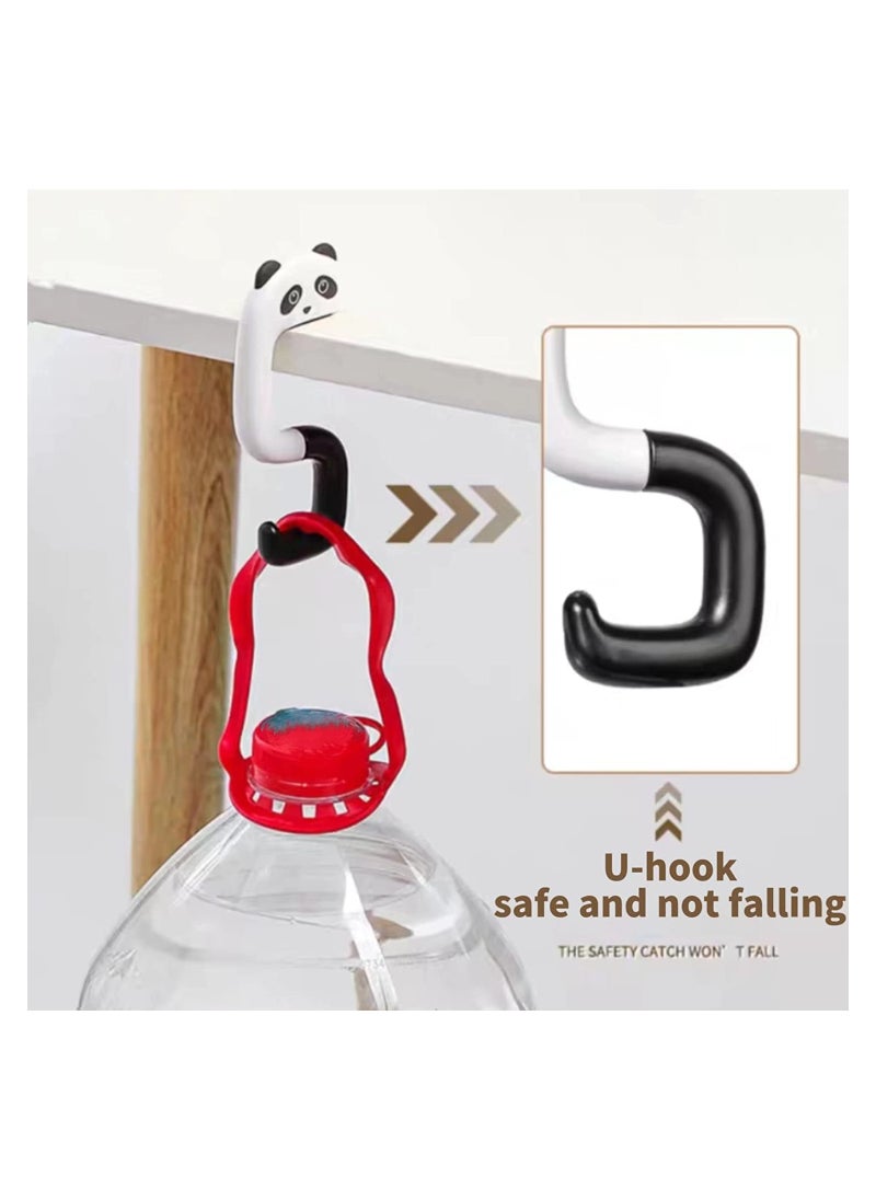 SYOSI - 2pcs Handbag Hook Desktop Bag HolderPortable Desktop Bag HookFoldable Ladies Bag HookSchool Bag Hook on DeskSuitable for Restaurant Cafe School Library - Image 1