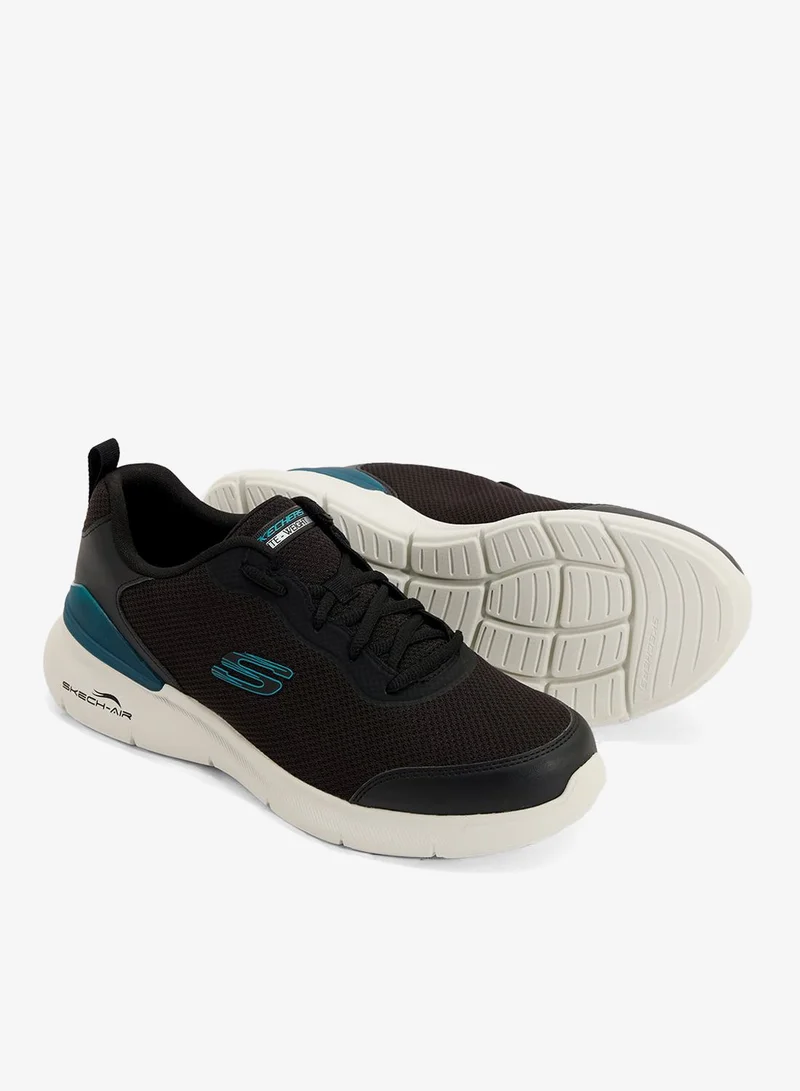 Skechers black turquiose Skech-Air Dynamight 2.0 for Men | Best Price UAE