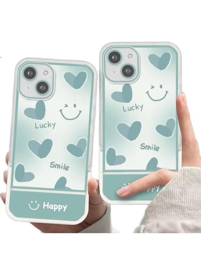 Jiang Ming Jiangming, Suitable For Apple 14 Pro Phone Case, 14 Protective Cover, Soft Shell, Transparent, Full Lens Protection, Built-In Invisible Folding Stand, Fresh Style, For Watching Tv Shows, Movies, And Tiktok, For Men And Women - Image 1
