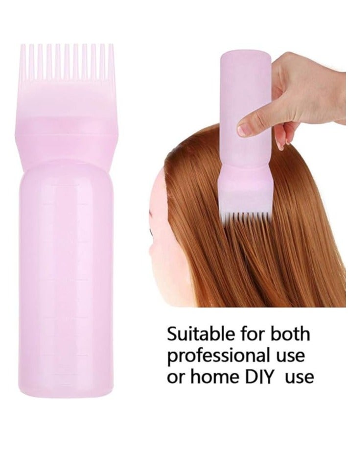 Generic Hair Oil Bottle, Oil Comb 120ML Hair Tools Hair Dye Applicator Brush Bottles Styling Tool Hair Coloring 1 PCS - Image 1