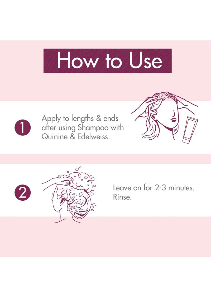Klorane Klorane Conditioner with Quinine and B Vitamins for Thinning Hair, Support Thicker, Stronger, Healthier Hair, Men & Women - Image 3