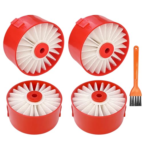 Leacheery 4 Pack N858184 HEPA Filters Replacement Compatible with Craftsman V20 Cordless Stick Vacuum CMCVS001D1, Vacuum Filter Fits for Black Decker BSVF1 BSV2020 BSV2020G BSV2020P Vacuum Cleaner - Image 1