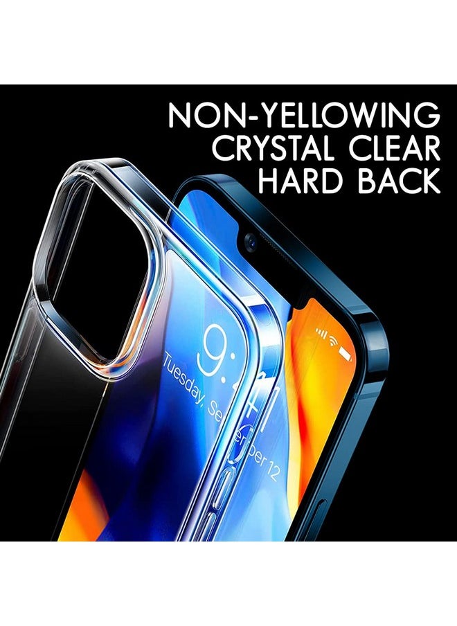 ذا جيفت كارت جراب خلفي مقاوم للصدمات من TheGiftKart Ultra-Hybrid لهاتف iPhone 12/12 Pro | حماية الكاميرا من الصدمات | جراب خلفي صلب لهاتف iPhone 12/12 Pro (PC & TPU، ظهر شفاف للغاية، جوانب شفافة)  - Image 3