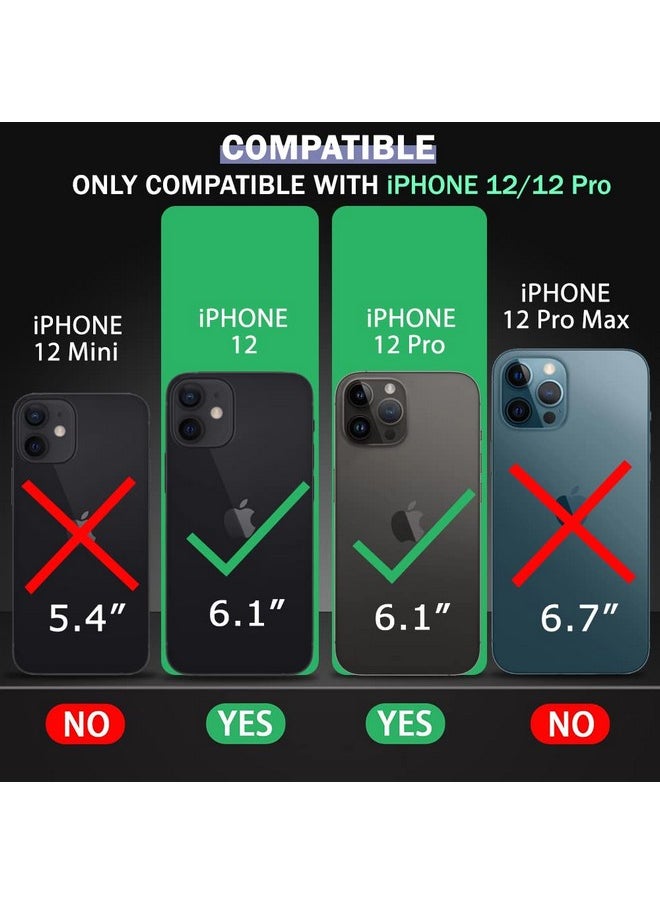 ذا جيفت كارت جراب خلفي مقاوم للصدمات من TheGiftKart Ultra-Hybrid لهاتف iPhone 12/12 Pro | حماية الكاميرا من الصدمات | جراب خلفي صلب لهاتف iPhone 12/12 Pro (PC & TPU، ظهر شفاف للغاية، جوانب شفافة)  - Image 2