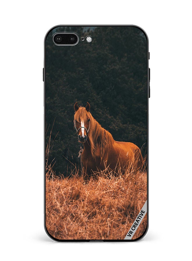 VR CREATIVE Protective Case Cover For Apple iPhone 7 Plus/8 Plus Royal Horse Design Multicolour - Image 1