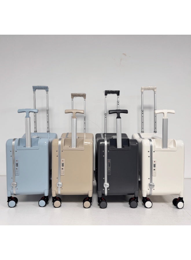 Mountable luggage, 20 inch portable boarding dual-use riding case, PC high-strength load-bearing suitcase, fun walking tool for children, foldable portable boarding swivel wheel, male and female universal password lock boarding case, travel case, business travel, leisure travel, outdoor vacation, multi-purpose - Image 4