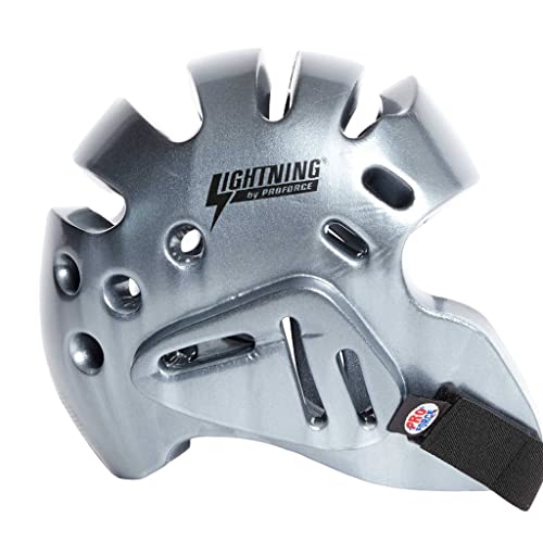 ProForce Lightning Sparring Headgear - Silver - Medium - Image 3