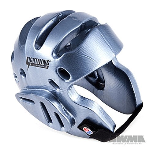 ProForce Lightning Sparring Headgear - Silver - Medium - Image 1