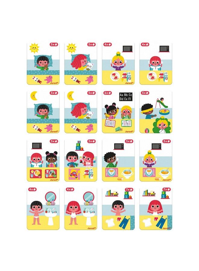 Janod لعبة مغناطيسية لتعلم الوقت 94 قطعة للأعمار من 3 سنوات فما فوق J02724 - Image 5