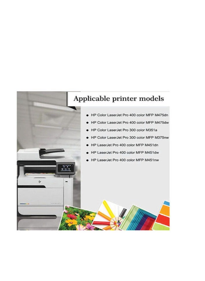 أوفيس ميكر حبر متوافق أصفر CE412A  - Image 3