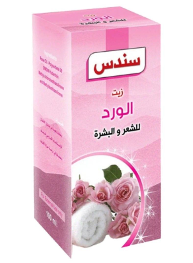 سندس زيت الورد للشعر والبشرة 100 مل - Image 1