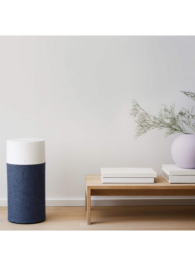 Blueair BLUEAIR Blue Pure 411 Auto Navy Pre-filter, Washable Fabric Traps Pollen, Pet Hair & Dust, Night Waves - Image 2
