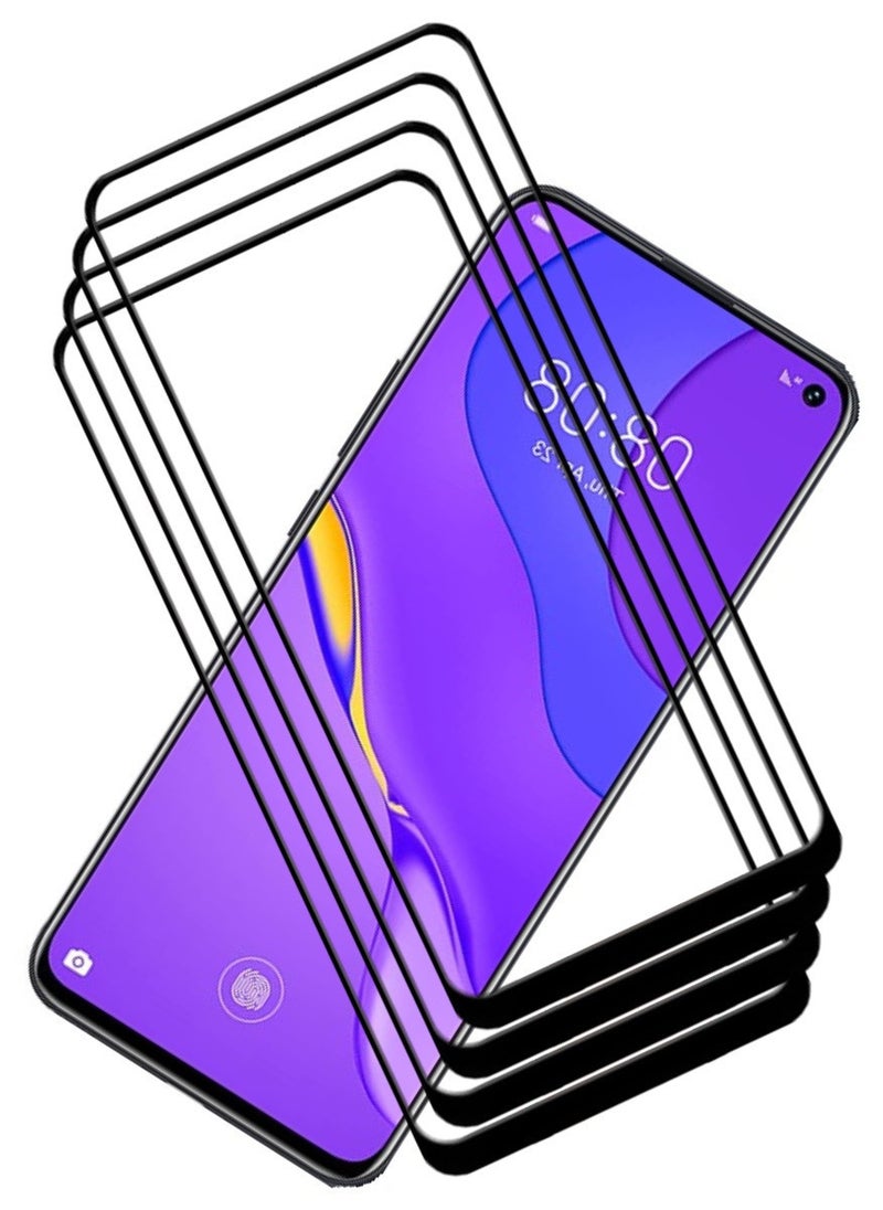 ACLIX 4 Pieces Antistatic ESD Dustproof Premium Quality High Definition Tempered Glass Screen Protector Designed For Huawei nova 7 5G - Image 1