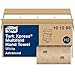 Tork Xpress Soft Multifold Hand Towel White with Grey Leaf Print Absorbent 189 Towels Per Pack 16 Packs Fits H2 Towel Dispensers - Image 1