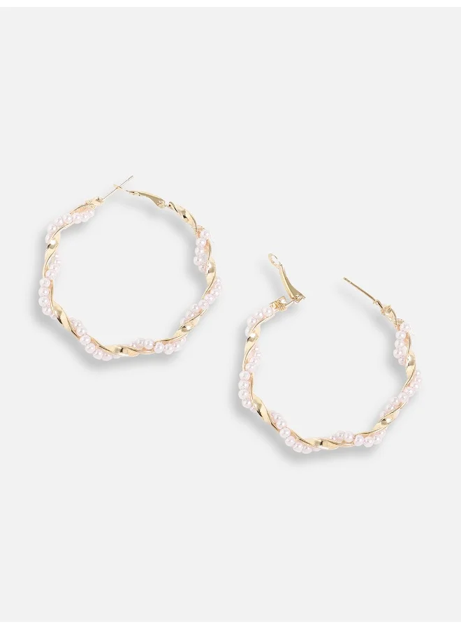 SOHI Party Artificial Hoop Earring Jewellery