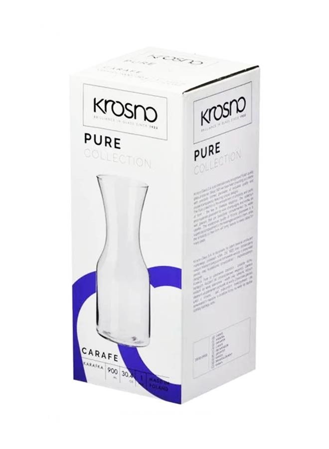 KROSNO Carafe  | 900 ML | Pure Collection | Perfect for Home Restaurants and Parties - Image 3
