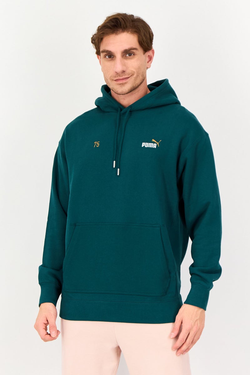 Puma x Select Men Sportswear Fit Long Sleeve Outdoor Hoodie, Green - Image 1