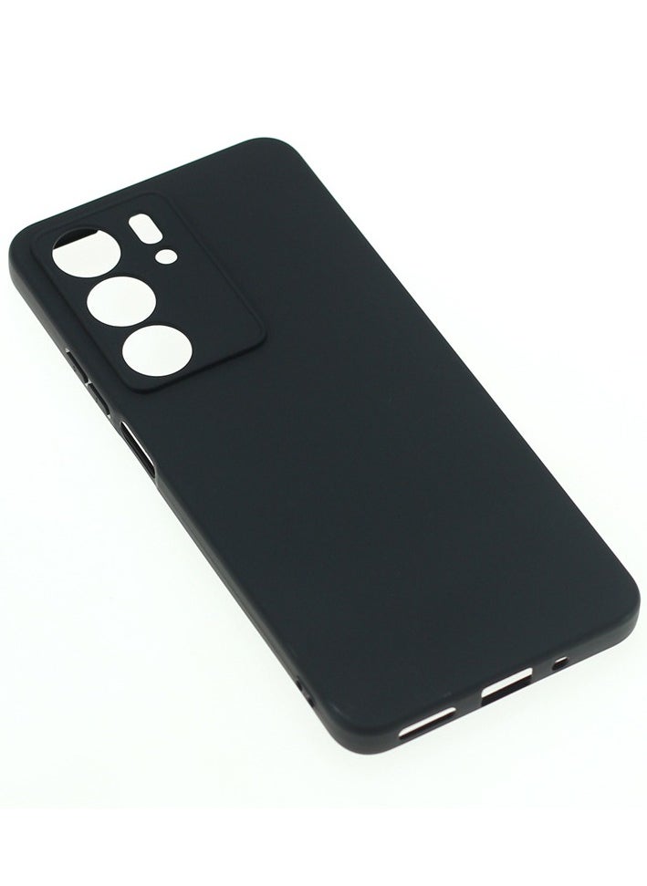 Generic - 【1+1 Sets】 For Realme C75 4G Case  Screen Protector Frosted Pudding Material TPU Cover with Tempered Glass Screen Protector - Image 1