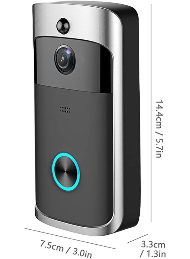 Wireless Video Doorbell - 720p HD Real-Time Viewing - Night Vision & Motion Sensor for Outdoor Security - Image 2