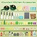 Letapapa Kids Play Kitchen Set Kitchen Toys with Realistic Sound Light Cooking Stove Sink Play Food and Kitchen Accessories Kitchen Playset Gifts for Toddlers Girls Boys - Image 4