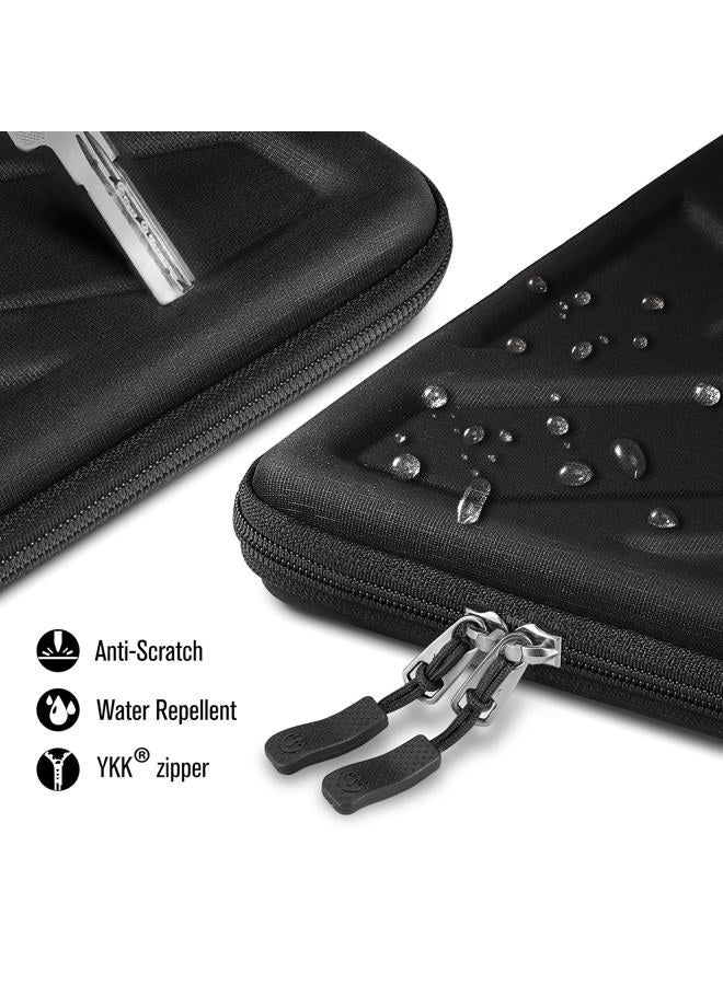 SITHON Hard Shell Laptop Sleeve Case for 13 - 14 inch Chromebook, Computer Laptop Carrying Case for MacBook Pro 14, 13" MacBook Pro/Air and Other Up to 14" Acer/HP/Dell/ASUS Chromebook, Black - Image 3