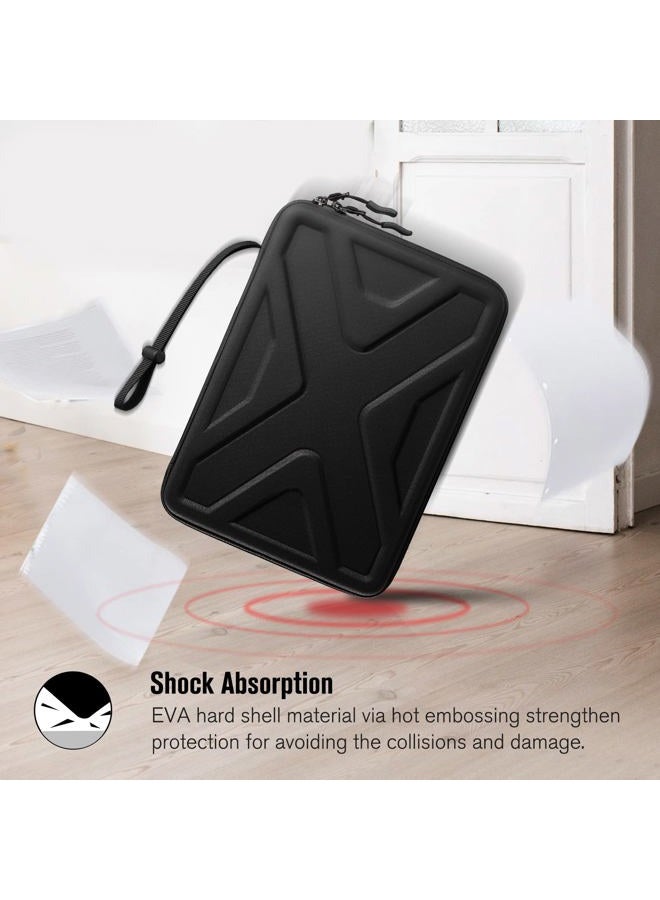 SITHON Hard Shell Laptop Sleeve Case for 13 - 14 inch Chromebook, Computer Laptop Carrying Case for MacBook Pro 14, 13" MacBook Pro/Air and Other Up to 14" Acer/HP/Dell/ASUS Chromebook, Black - Image 4