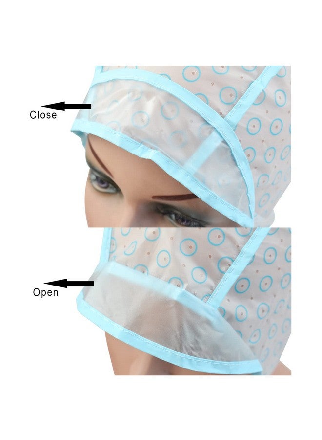 YANTAISIYU Hair Coloring Kit Highlight Cap Hair Coloring Dye Cap Frosting Cap with Plastic Crochet Hook for Dyeing Hairdressing (3 Pcs) - Image 3