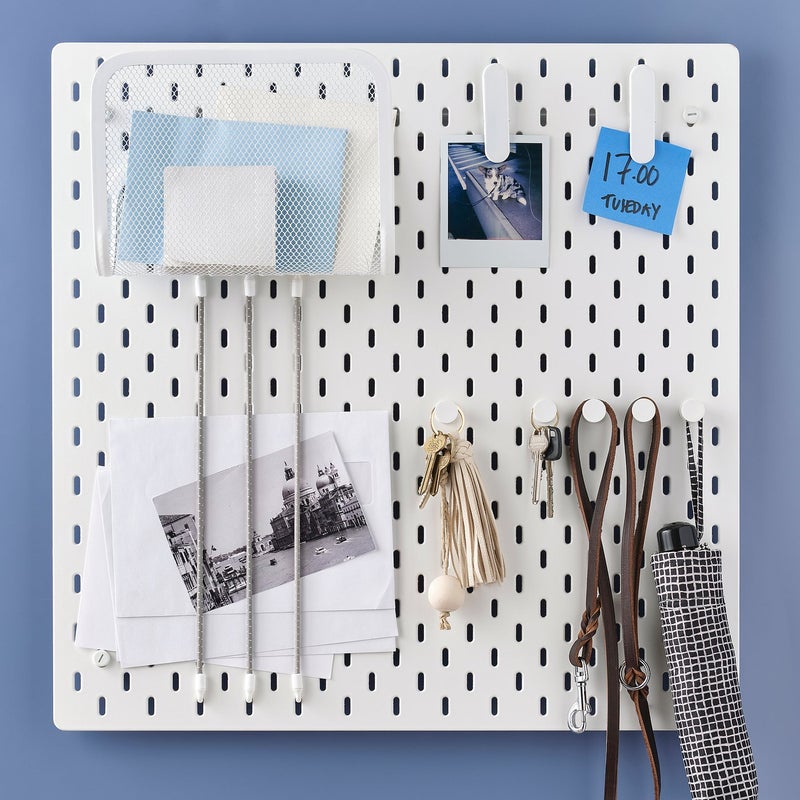 Skadis Pegboard Clips, White Powder-Coated Steel, Pack of 2 - Image 4