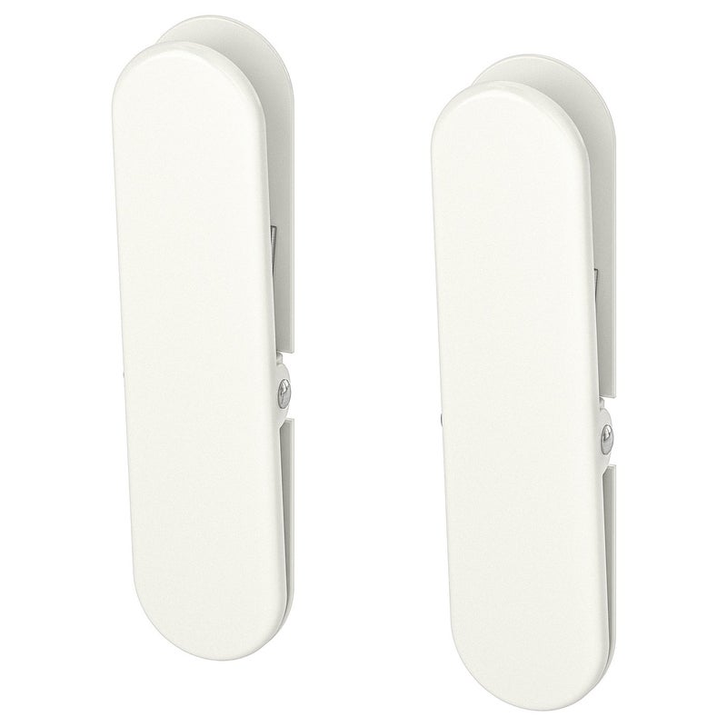 Skadis Pegboard Clips, White Powder-Coated Steel, Pack of 2 - Image 1