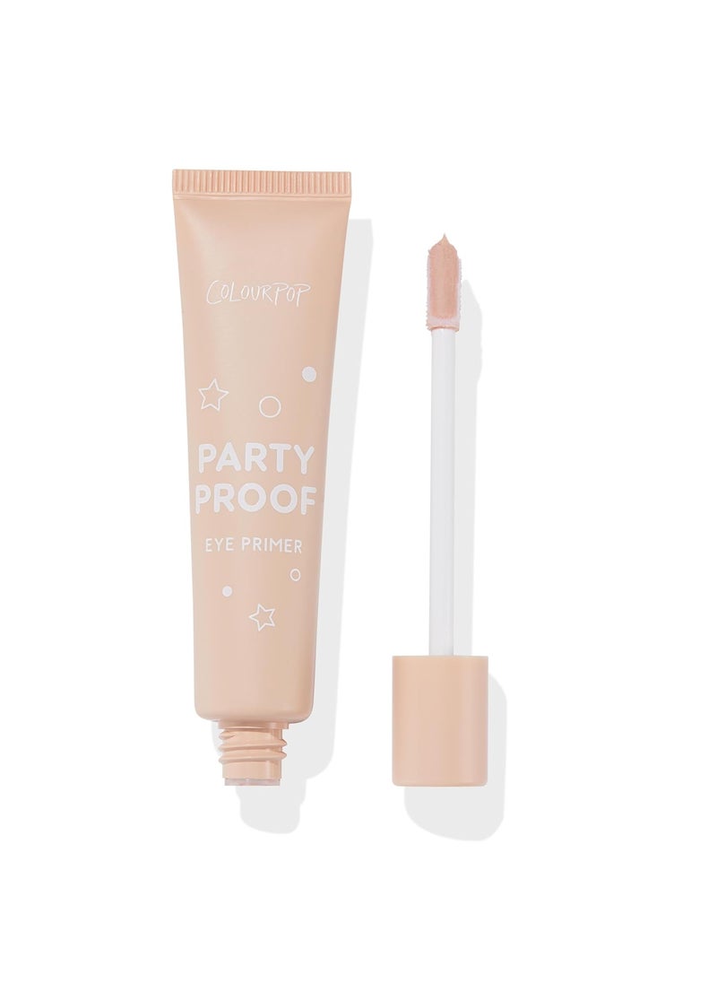 COLOURPOP ColourPop Party Proof Eye Primer - Translucent Eyeshadow Primer for Long-Lasting Eye Makeup - Preps Skin for Smooth Makeup Application - Translucent (0.42 oz) 