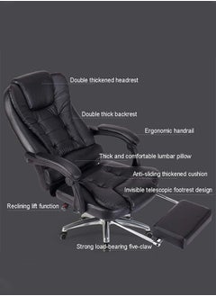 Multifunction Leather Executive Office and Gaming Chair With Footrest - pzsku/Z5C9D73EAE57508CF4912Z/45/_/1737017113/f8dd346c-e67c-4e10-8abe-3b55b799495e