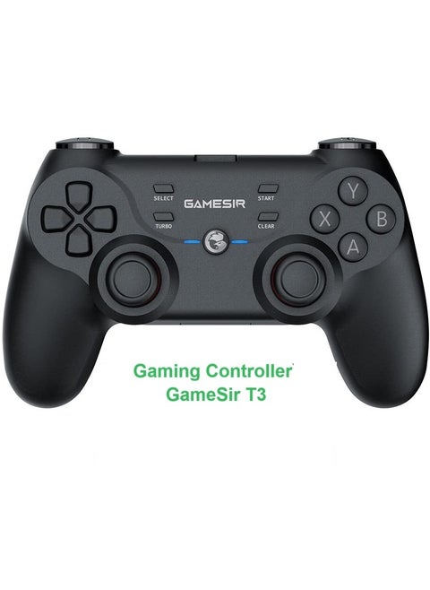 Classic Gamepad GameSir T3 Gaming Controller 2.4G Receiver for Windows PC, PC Controller with Dual Vibration, Linear Trigger Buttons Compatible with Android TV Box