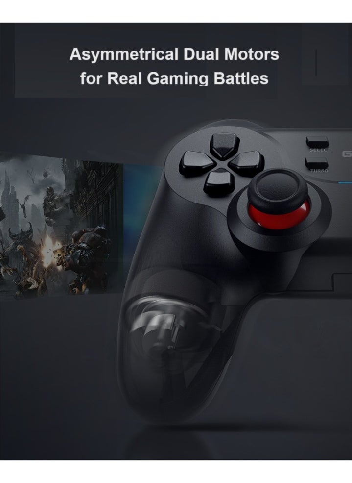 Classic Gamepad GameSir T3 Gaming Controller 2.4G Receiver for Windows PC, PC Controller with Dual Vibration, Linear Trigger Buttons Compatible with Android TV Box