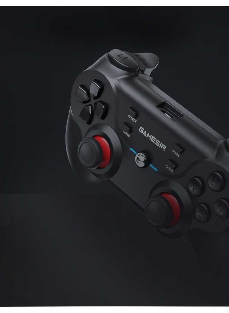 Classic Gamepad GameSir T3 Gaming Controller 2.4G Receiver for Windows PC, PC Controller with Dual Vibration, Linear Trigger Buttons Compatible with Android TV Box