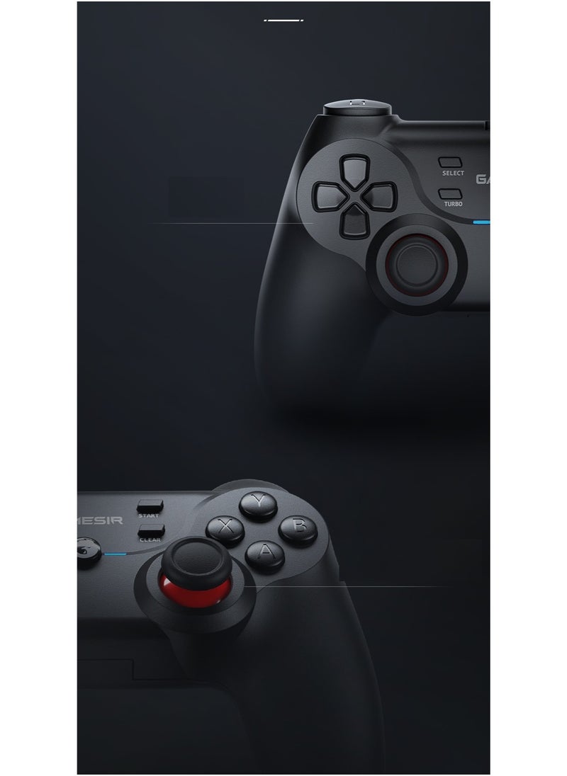 Classic Gamepad GameSir T3 Gaming Controller 2.4G Receiver for Windows PC, PC Controller with Dual Vibration, Linear Trigger Buttons Compatible with Android TV Box