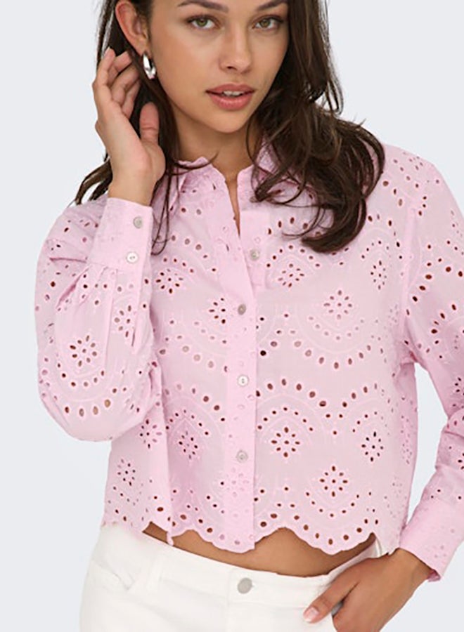 ONLY ONLY Womens Valais Longsleeve Shirt Woven - Image 5