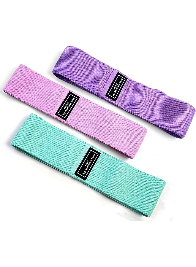 Resistance Bands, Exercise Workout for Women and Men, Stretch for Booty Legs, Pilates Flexbands for Home Fitness, Strength Training