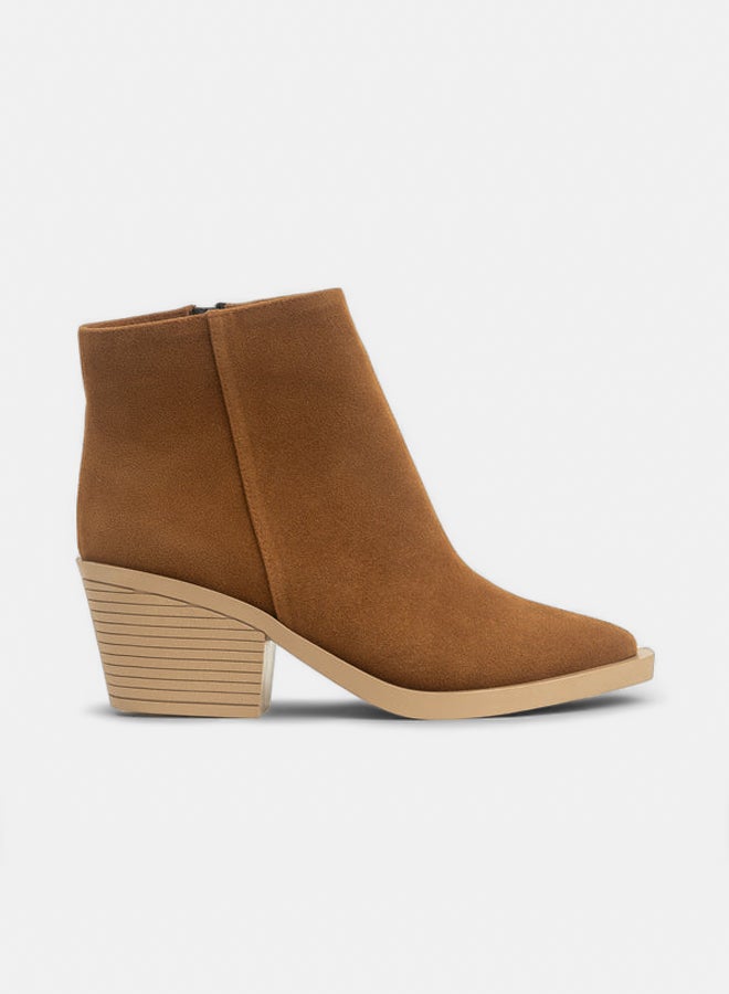TGS Suede Zip Short Ankle Boot  - Image 2