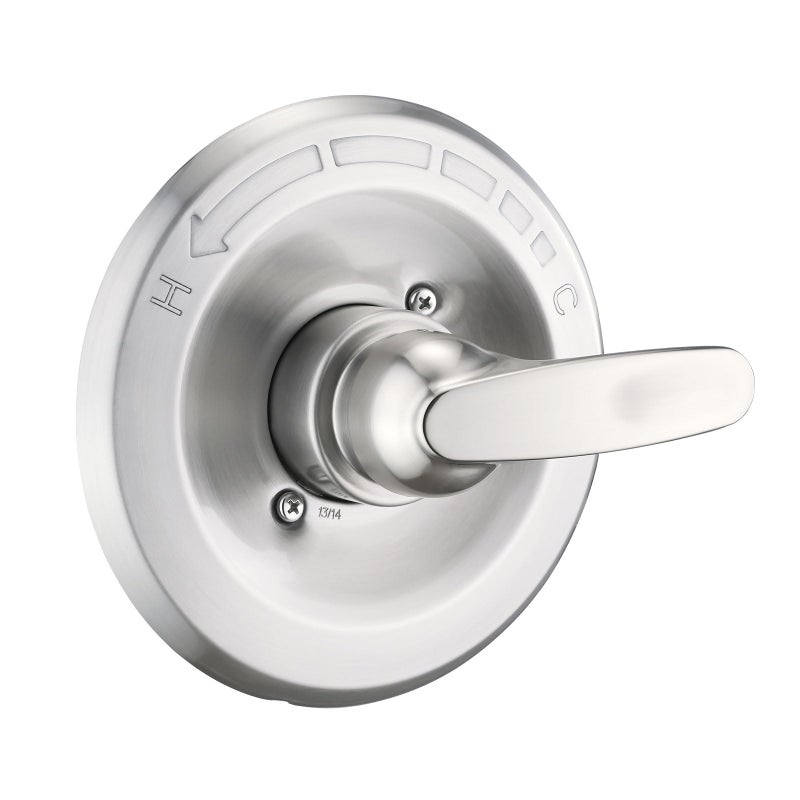 Ultrimkit Shower Trim Kit Compatible with 13001400 Series 1 Handle Long Sleeve Valve Catridge Not Inclued Brushed Nickel - Image 2